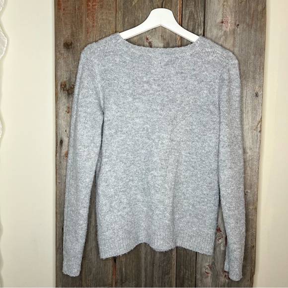 Cupcakes and Cashmere Grey Fuzzy Knit Boston Terrier Dog Sweater sz XS - Picture 7 of 13